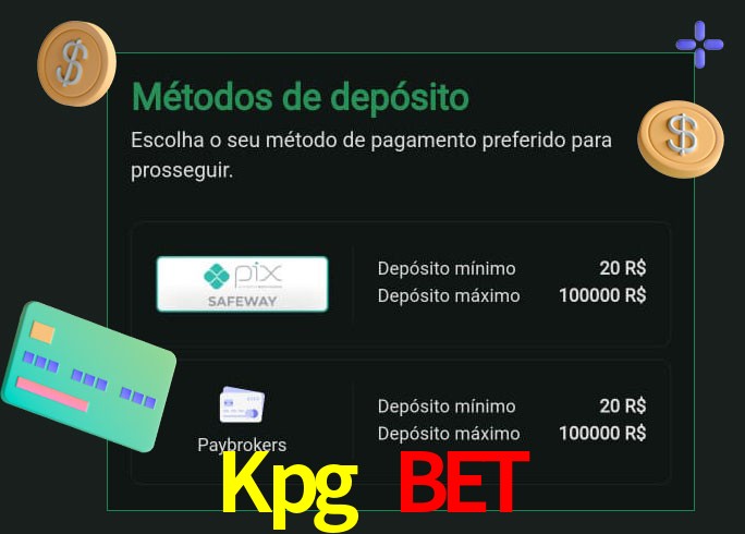 O cassino Kpg Bet oferece uma grande variedade de métodos de pagamento